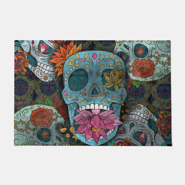 Tapete Dia De Los Muertos (Frente)