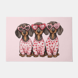Tapete Dia de os namorados Dachshund Dogs