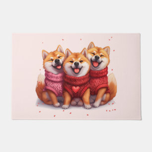 Tapete Dia de os namorados Shiba Inu Dogs