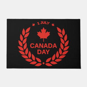 Tapete Dia do Canadá: Wreath Doormat