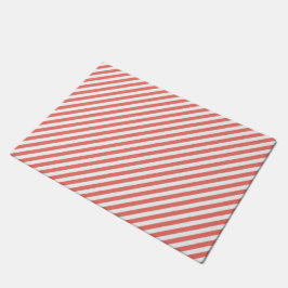 Tapete Diagonal pattern of pink and white stripes
