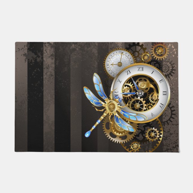Tapete Dials Steampunk com Libélula (Frente)