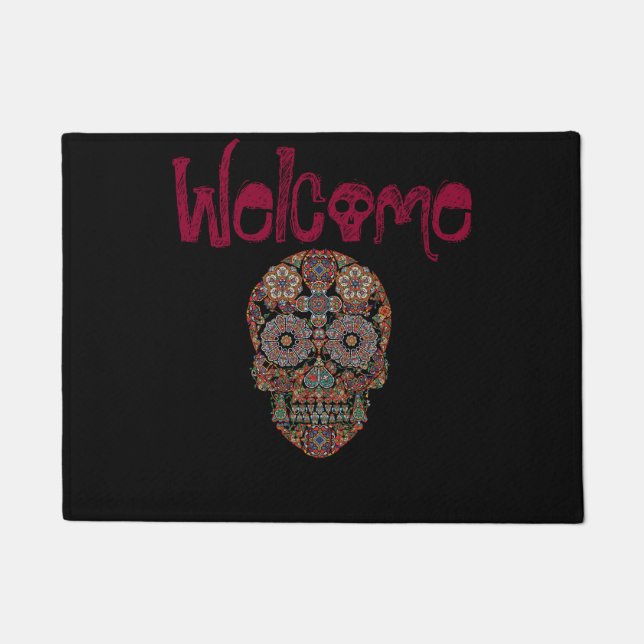 Tapete Diâmetro De Los Muertos Esteira (Frente)