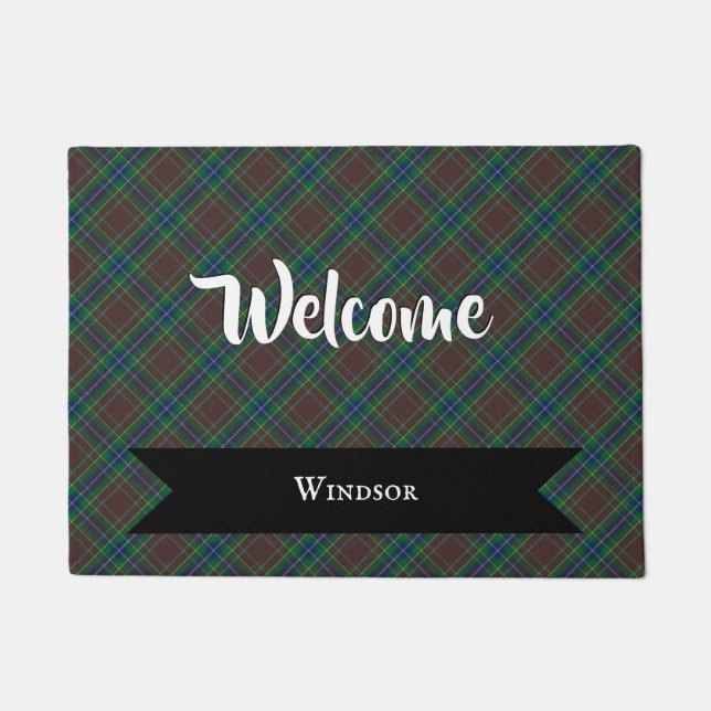 Tapete Diana Caça Moda Princesa Tartan Xadrez (Frente)