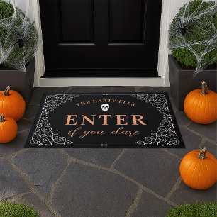 Tapete Digite se você ousar Halloween personalizado