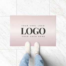 Tapete Diminuir o gradiente rosa do logotipo comercial pe