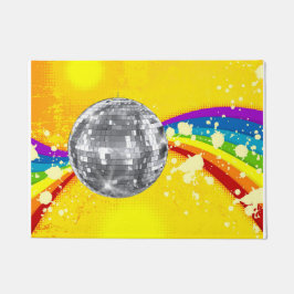 Tapete Disco Ball Rainbow Doormat