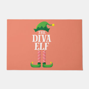 Tapete Diva Elf Matching Family Group Festa de Natal