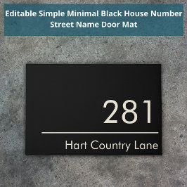 Tapete Dividir Número de Casa Endereço Personalizado Fren