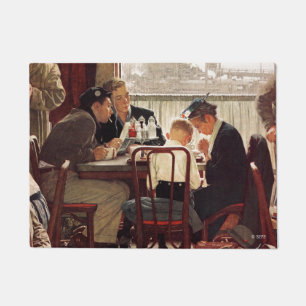 Tapete Dizendo a benevolência por Norman Rockwell