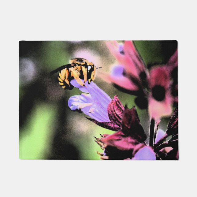 Tapete Dma da abelha e da flor (Frente)