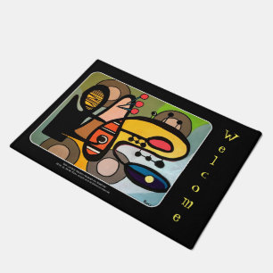 Tapete Do "abstrato moderno meio século a máquina" que