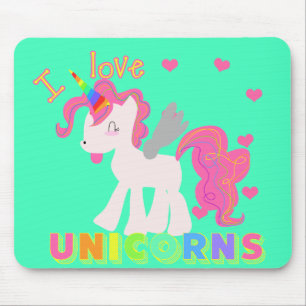 Tapete do rato de Mousepad do unicórnio do