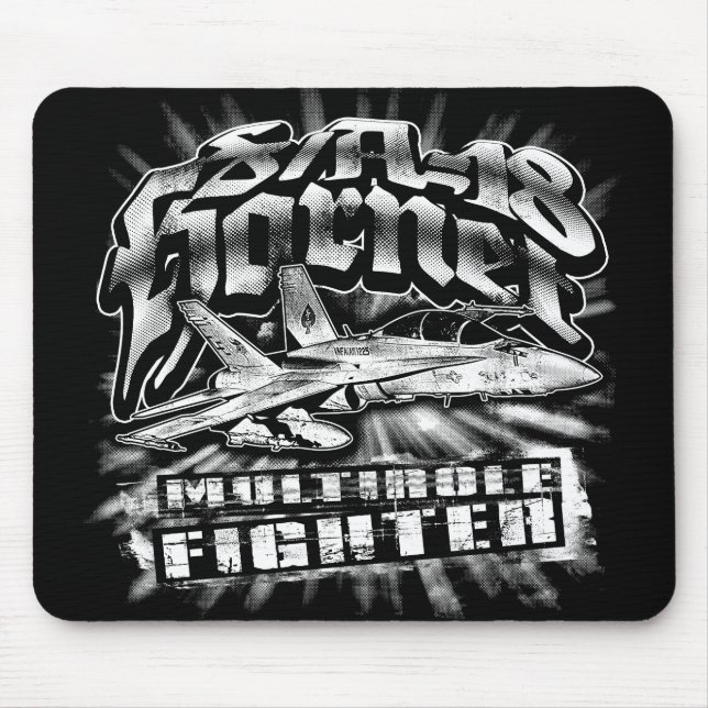 Tapete do rato Mousepad do zangão F/A-18 (Frente)