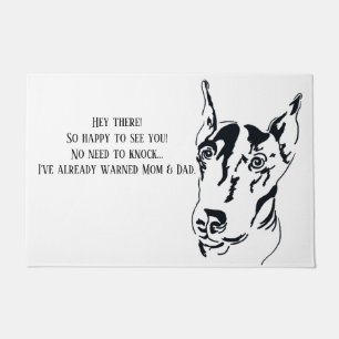 Tapete Doberman Pinscher Door Mat