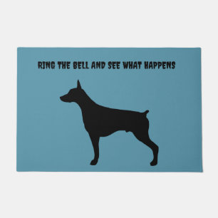 Tapete Doberman Silhouette Doormat