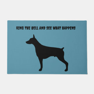 Tapete Doberman Silhouette Doormat