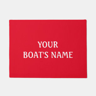 Tapete Dock Mat, nome do boi vermelho