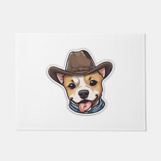 Tapete Doggo Stickers Cowboy Clássico T-Shirt