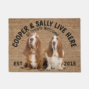 Tapete Dois Cachorros-Base Personalizados