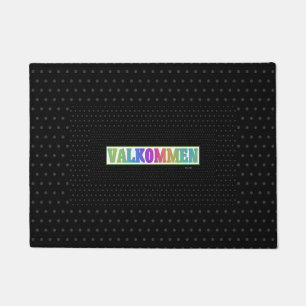 TAPETE DOOR MAT BEM-VINDO VALKOMMEN LÍNGUA SUECA