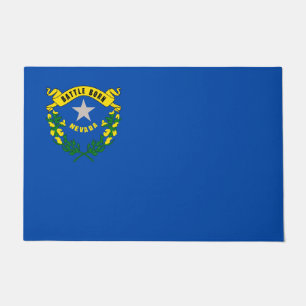 Tapete Door Mat com Flag of Nevada, EUA