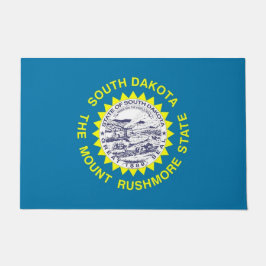 Tapete Door Mat com Flag of South Dakota State, EUA