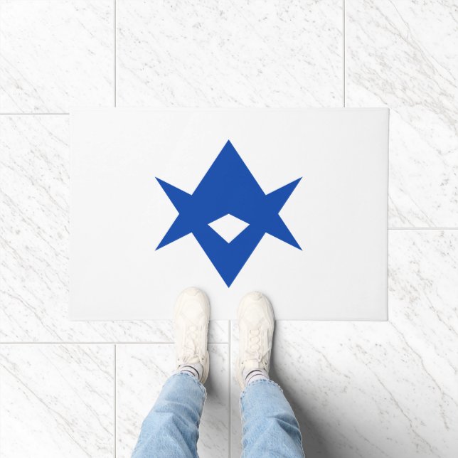 Tapete Door Mat with Flag of Toyota City, Japan (Interior)