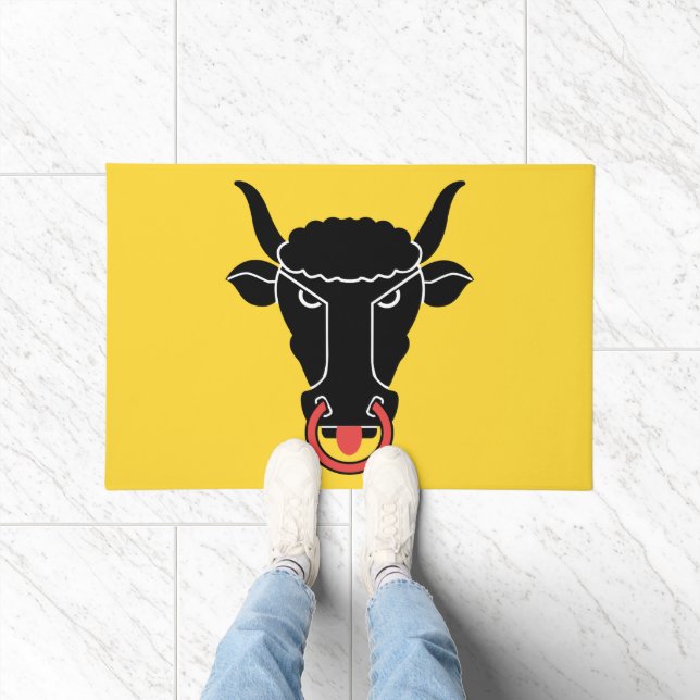 Tapete Door Mat with Flag of Uri canton, Switzerland (Interior)