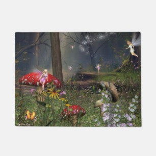 Tapete Doormat da fada da floresta