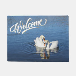 Tapete Doormat das cisnes do amor