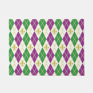 Tapete Doormat de Argyle do carnaval