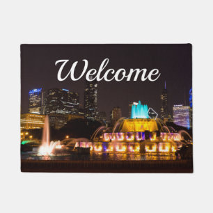 Tapete Doormat de Boas-vindas do Chicago Grant Park