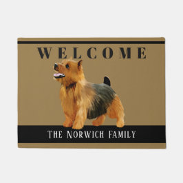 Tapete Doormat de Norwich Terrier