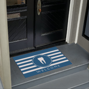 Tapete Doormat dental da boa vinda do escritório