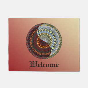 Tapete Doormat do céu e do inferno