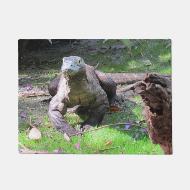 Tapete Doormat do dragão de Komodo (Frente)