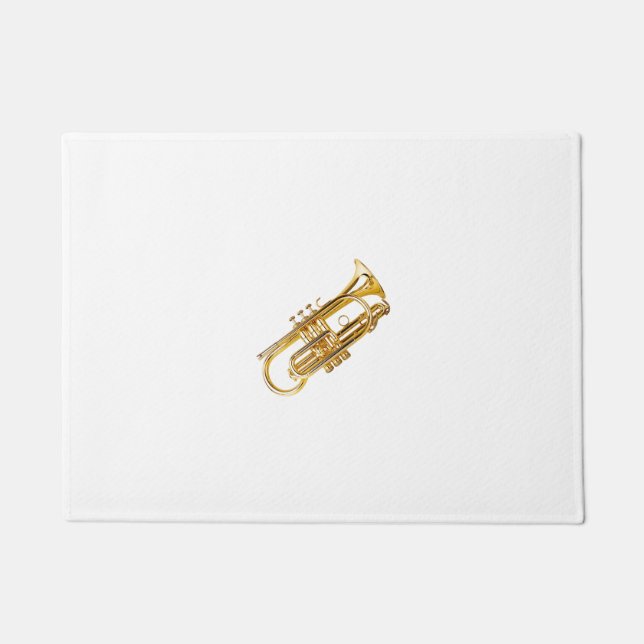 TAPETE ***DOORMAT DO JOGADOR DE TRUMPET *** (Frente)