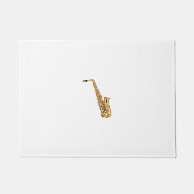 TAPETE ***DOORMAT DO JOGADOR SAXOPHONE *** (Frente)