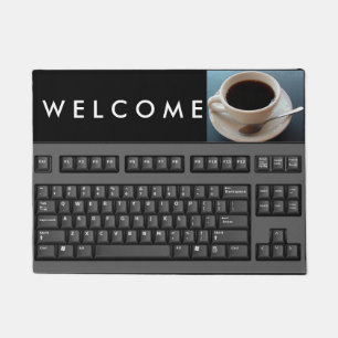 Tapete Doormat do teclado de computador