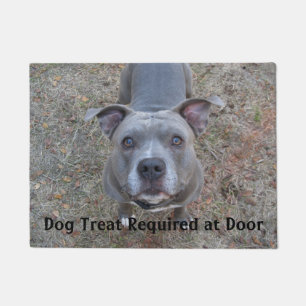 Tapete Doormat exigido deleite do cão de Pitbull