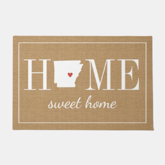 Tapete Doormat Home bem-vindo personalizado da juta de