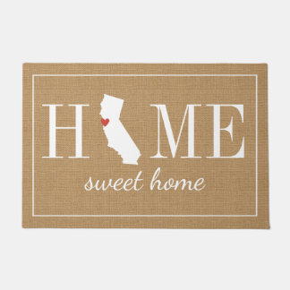 Tapete Doormat Home bem-vindo personalizado da juta de