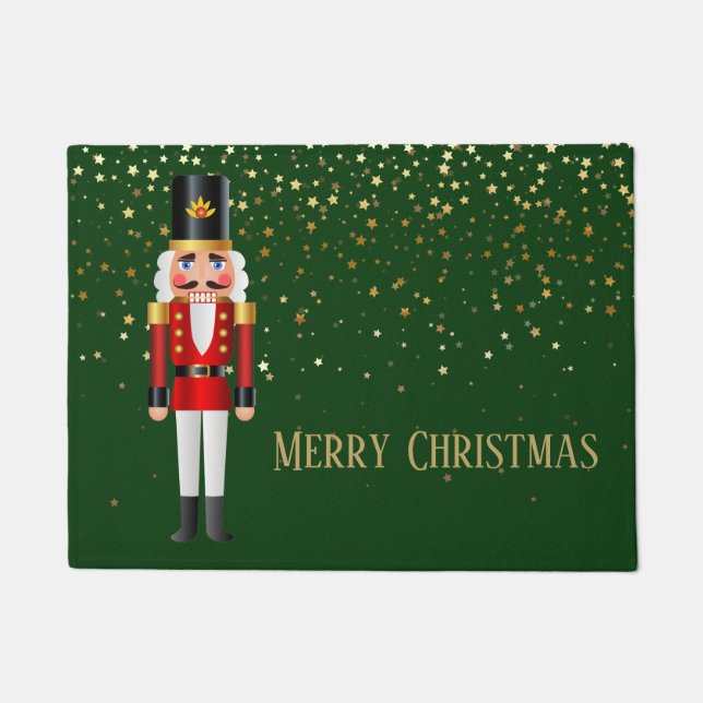 Tapete Doormat-Nutcracker de Natal (Frente)