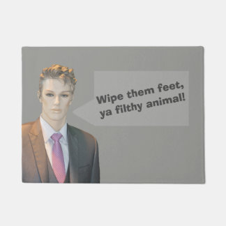 Tapete Doormat personalizado - adicione o texto - (a cor