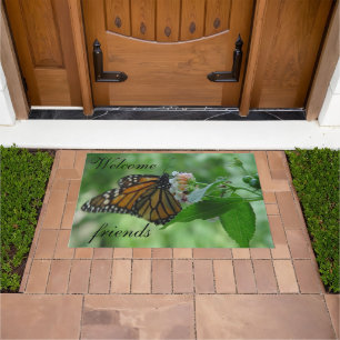 Tapete Doormats da borboleta de monarca
