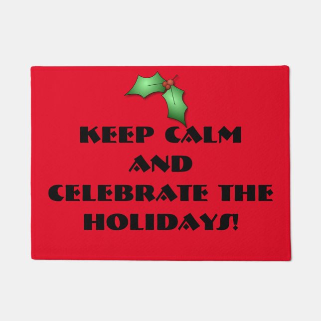 Tapete Doormats do Natal (Frente)