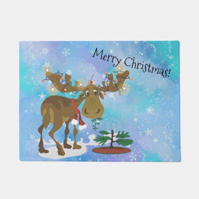 Tapete ~ dos alces do Natal (Frente)