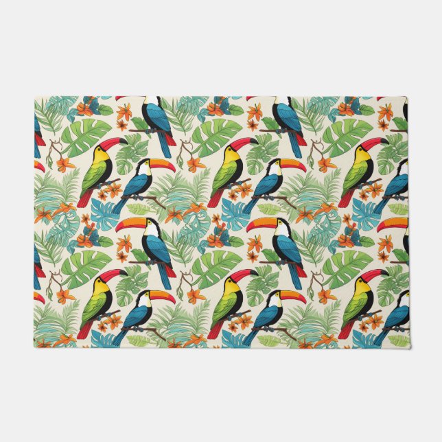Tapete Dossel do Tucano Tropical (Frente)