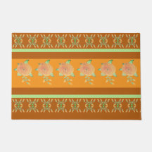 Dourado Browns Peach Teal Floral